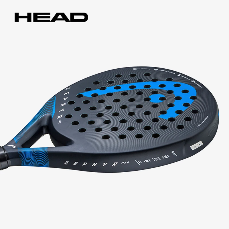 Теннисная ракетка HEAD Padel Cage Plate, серия Zephyr, полностью карбоновая удобная теннисная ракетка из пенопласта, теннисная ракетка с карбоновой рамой IPS