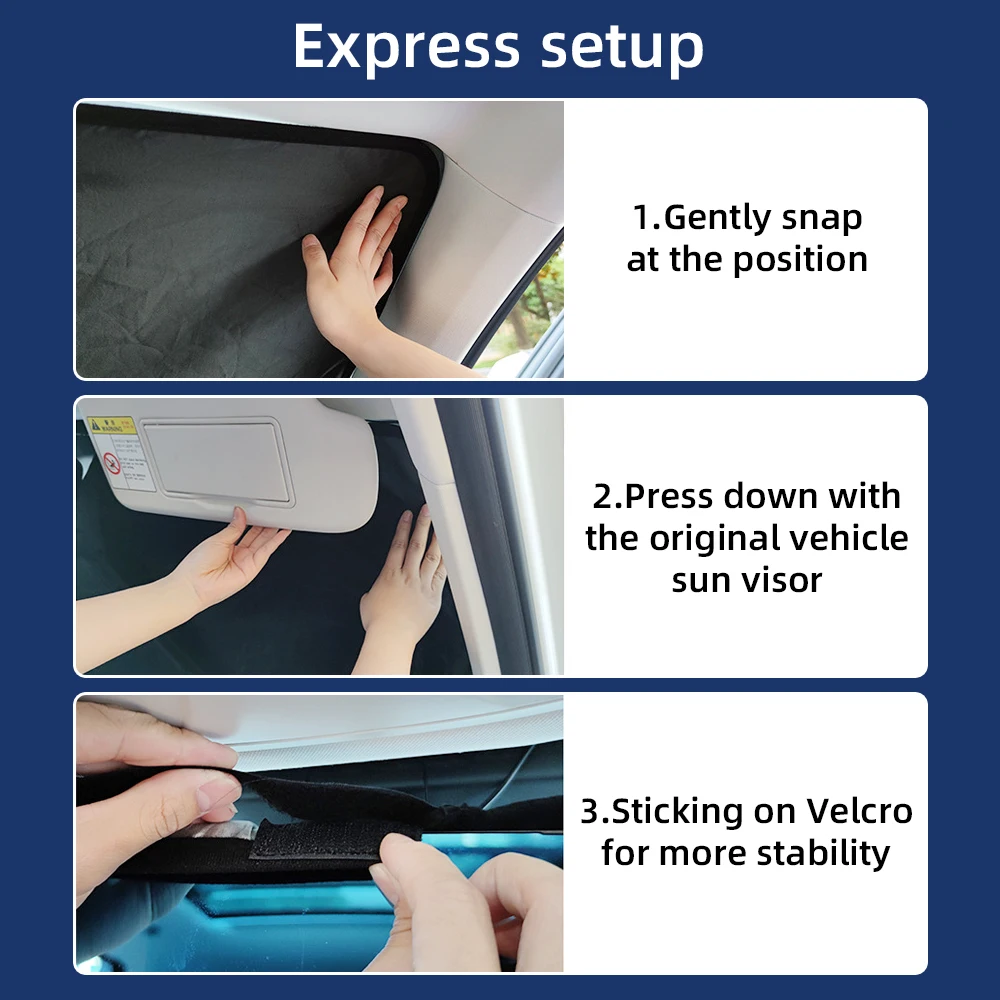 Car Window Sunshade Cover Sun Shade Windshield Visor Protector Windscreen Folding Auto UV Protection Curtain Styling Accessories