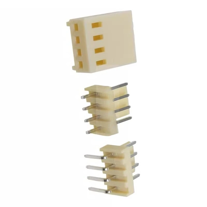High-temperature resistant KF2510 2.54MM pitch straight/curved pin straight plug plastic shell 2/3/4/6/8P terminal block 10pcs