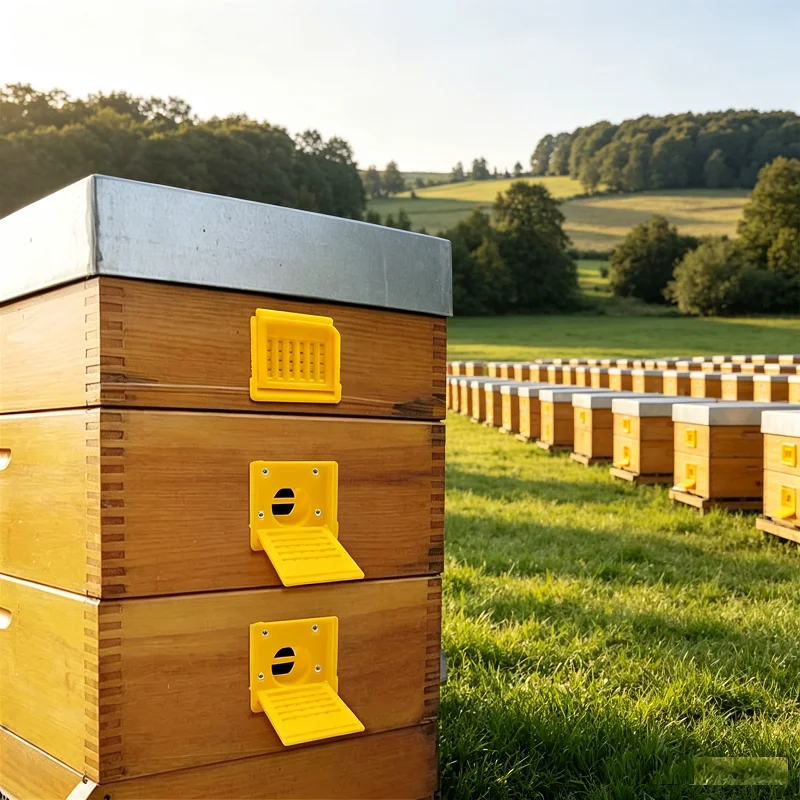 Beehive Entrance Reducer Plastic Bee Hive Ventilation Window Bee Box Entrance Reducer Control Bees In and Out Beekeeping Tool