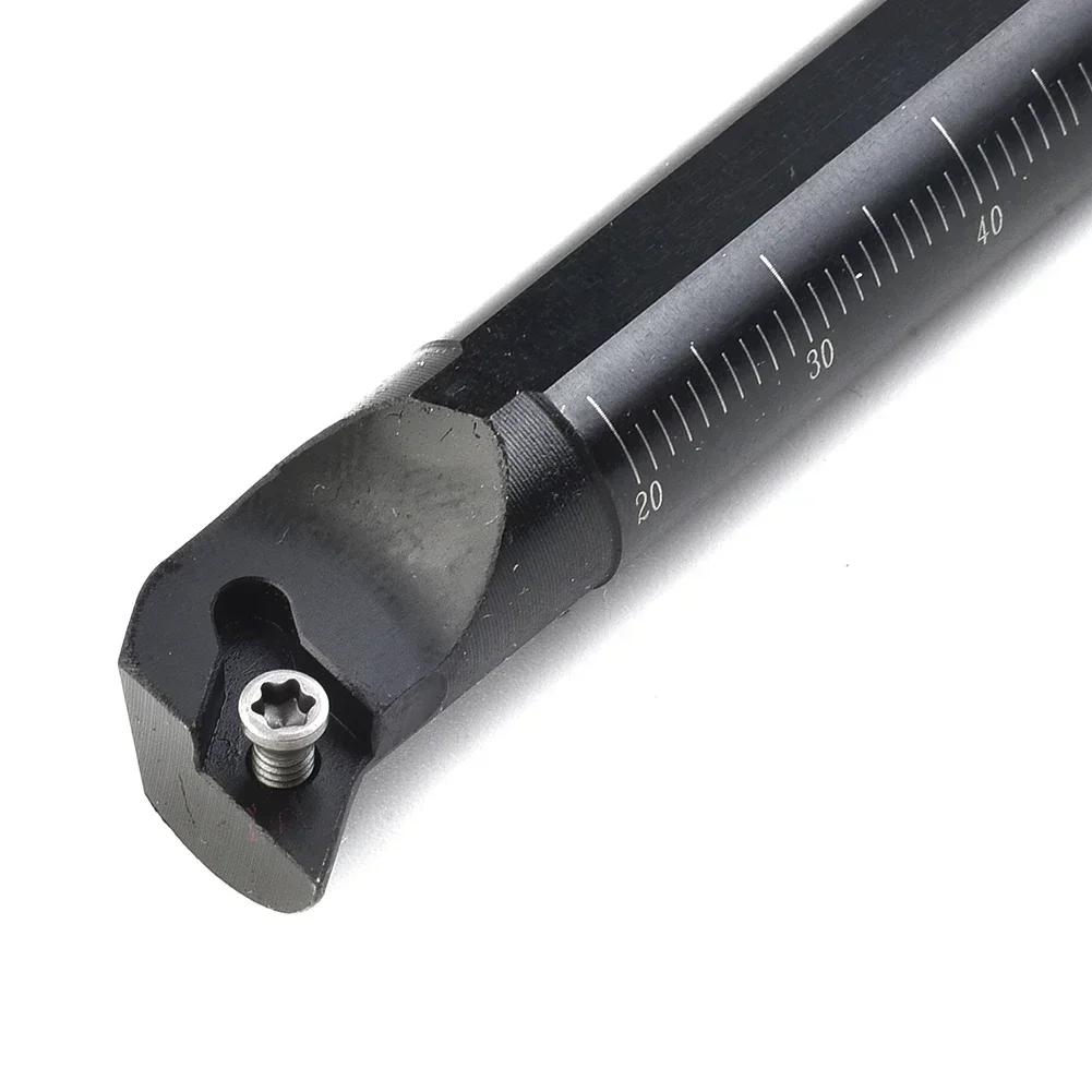 Imagem -04 - Torno Chato Barra Torneamento Ferramenta Titular Mais Dcmt0702 Carboneto Inserção Cortador Lâminas Torno Kit de Ferramentas Torneamento 12 mm S12m-sducr07