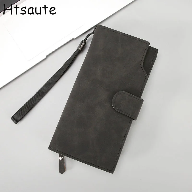 

Long Wallet Women pu Leather Matte Zipper Purse Women's Hasp Coin Purse Sac Femme Luxury Brand Porte Ladies Wallet