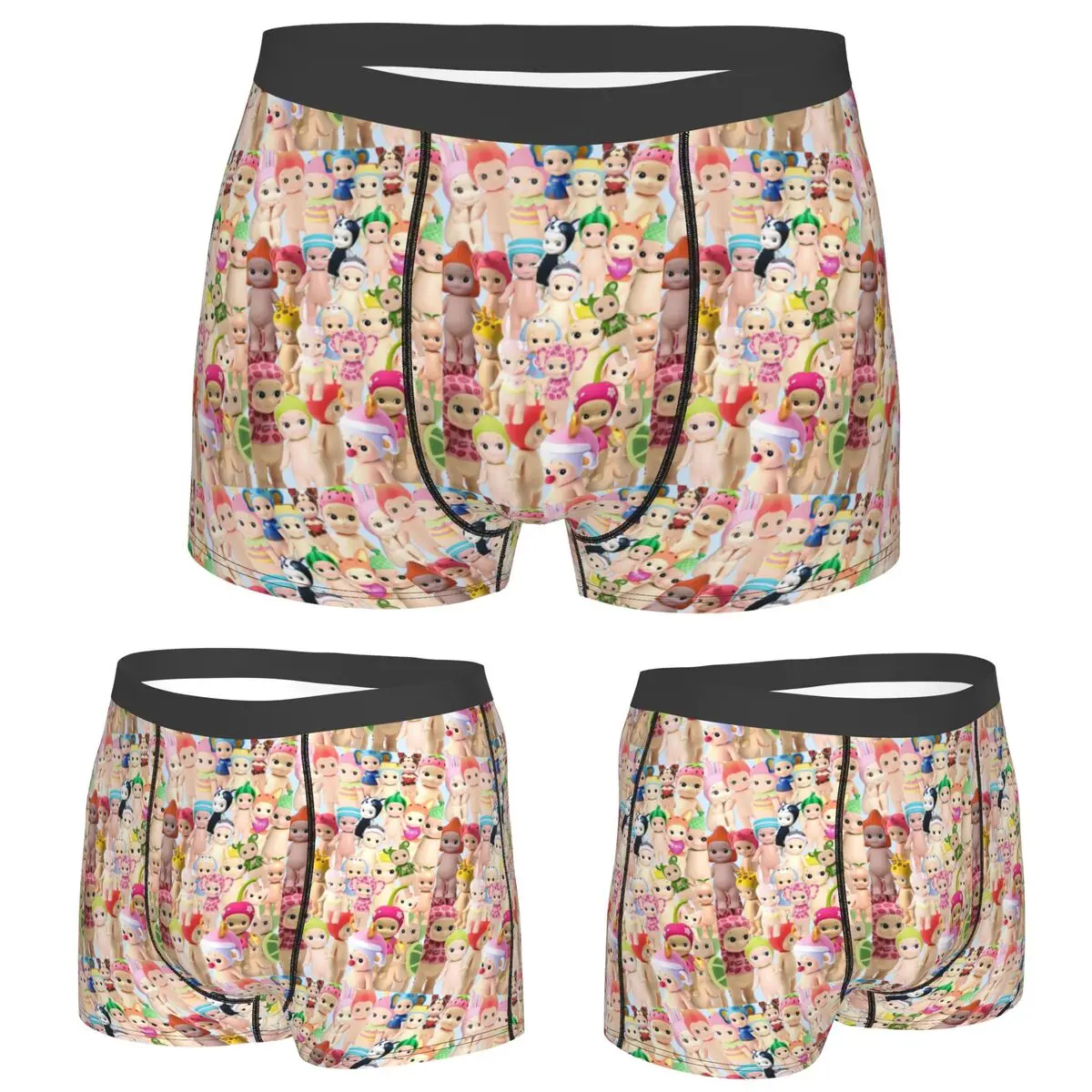 

Boxer Underpants Shorts Cute Sonny Angel Panties Men's Breathable Underwear for Homme Man Boyfriend Gifts