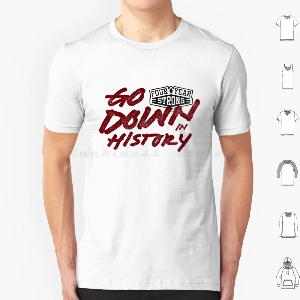 Best Selling Album Art Logo Tour Music Pop Punk Four Year Strong Band T Shirt Big Size 100% Cotton Best Selling Album Art Logo