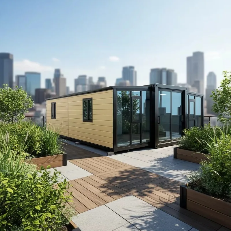 Multi Layer Foldable House Stackable Design 2 3 Floor Prefab Container Building Save Land Space For Dormitory Apartment Complex