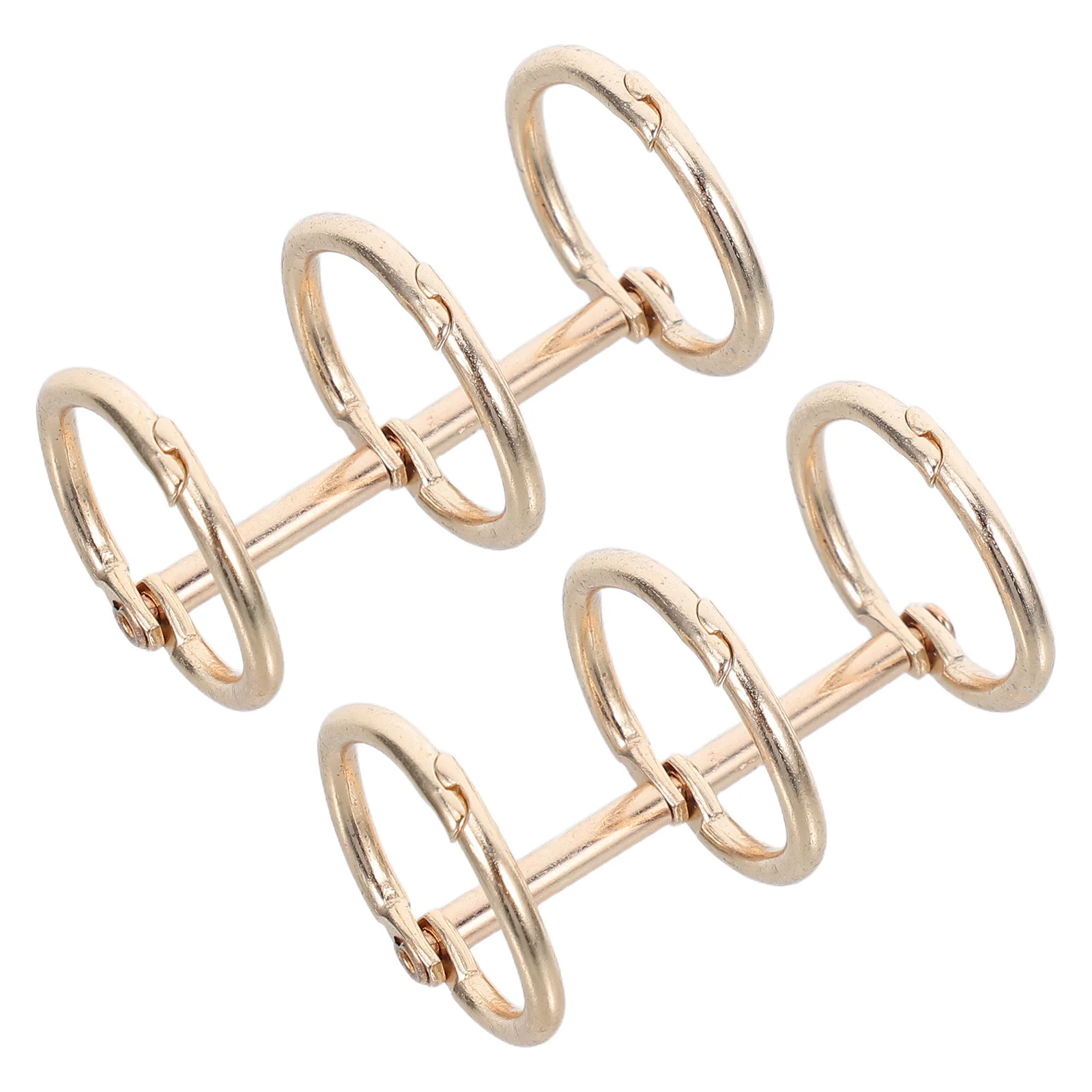 2 قطعة حلقات الموثق الكبيرة المعدنية فضفاضة ورقة ملزمة خواتم Diy بها بنفسك التقويم دفتر مخطط كتاب الموثق لوازم حلقة مريحة #5