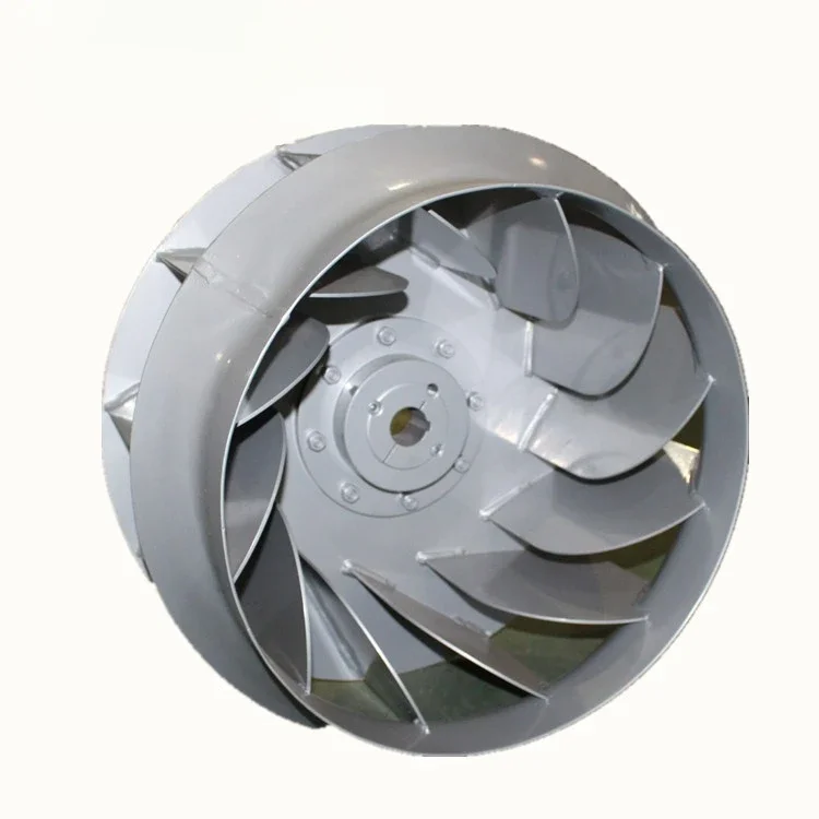 High pressure fan impeller, backward tilting centrifugal wind wheel, heat dissipation wind 4-72