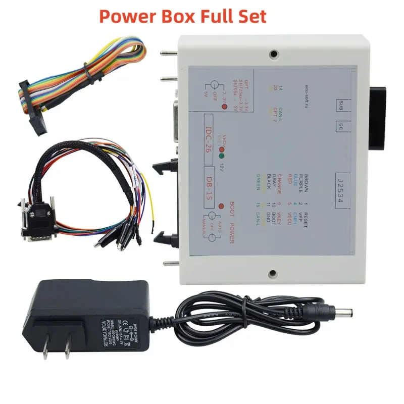 New Power Box for Hitachi KTM FLASH ECU Programmer - Works with ECU-Soft & OBD Via J2534