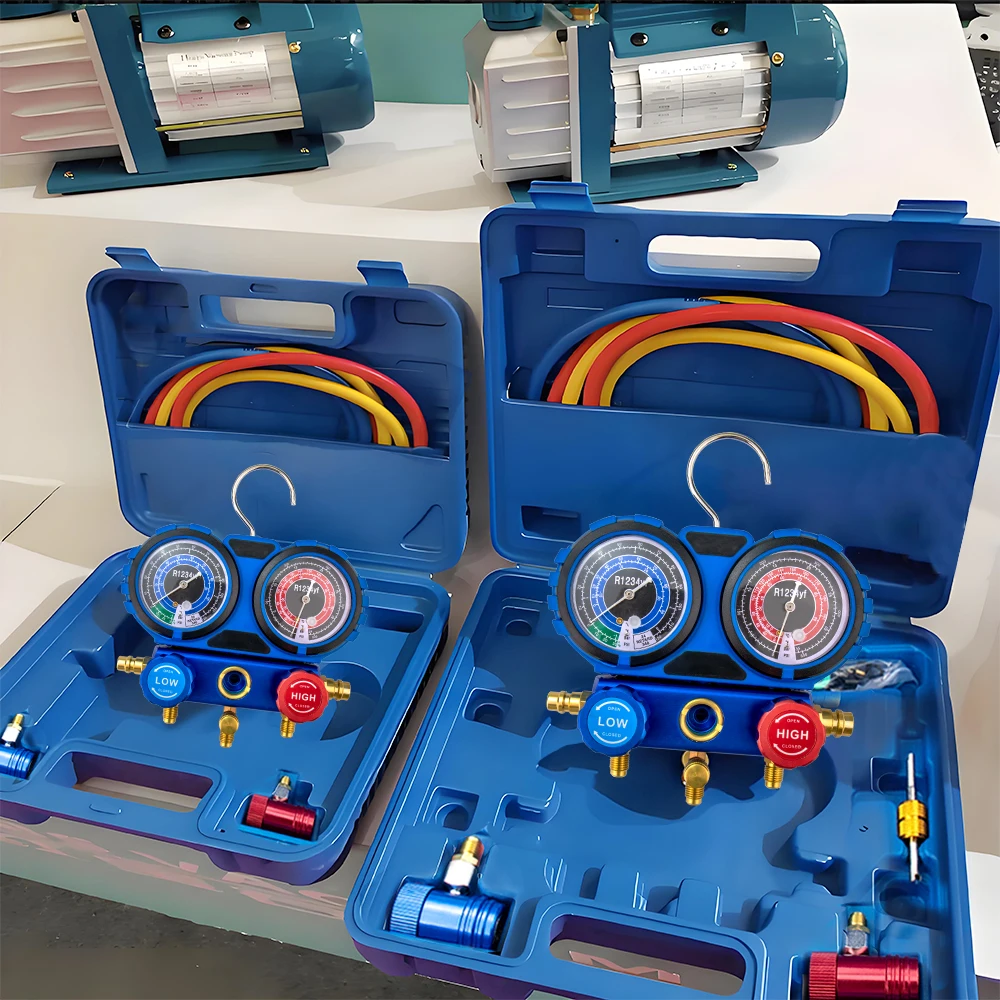 

High-Precision Top Quality R1234yf A/C Manifold Gauge Set - Reliable for Air Conditioning Pressure Measurement