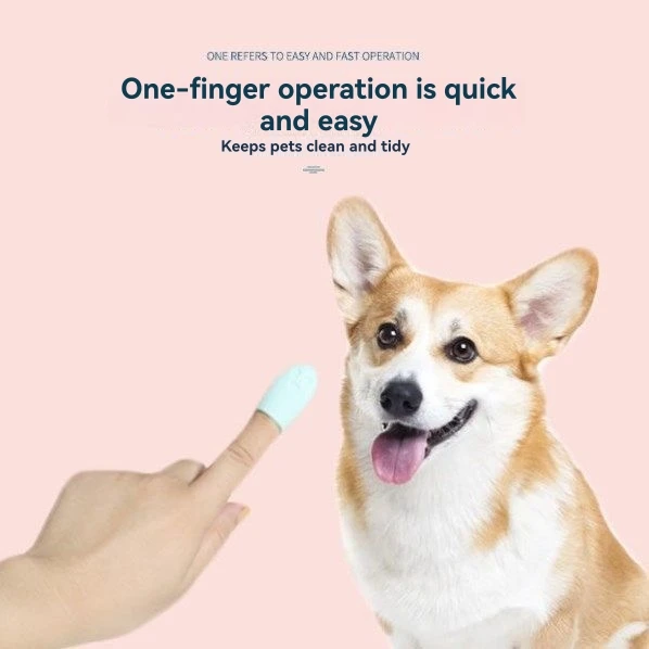 

Зубная щетка для домашних животных для кошек и собак — мягкая силиконовая щетина, портативный дизайн — удаляет черный подбородок и налетку зубов, предотвращает неприятный запах изо рта