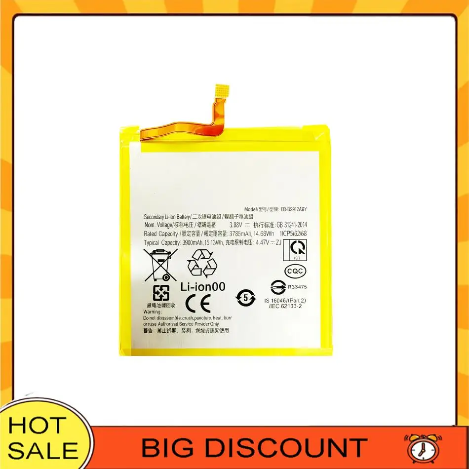 EB-BS912ABY For Samsung Galaxy S23 3900mAh High Capacity Mobile Phone Battery Good Low-Temperature Performance