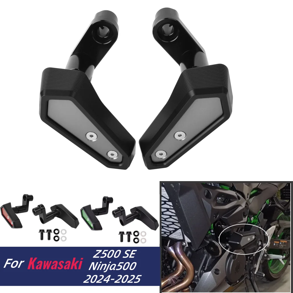 

For Ninja Z 500 Frame Slider Fairing Guard For Kawasaki Ninja500 Z500 2024 Motorcycle Falling Protection Crash Pad Protector