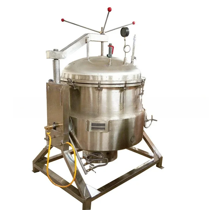 Large commercial high pressure rice dumpling cooking pot, food factory rice dumpling cooking equipment, industrial pressure rice