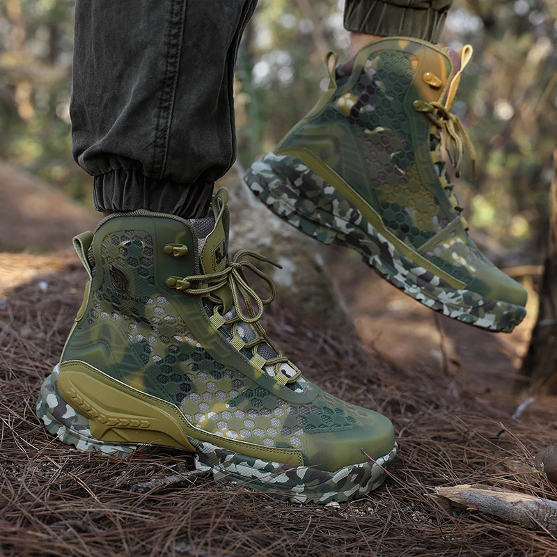 Zapatos de senderismo para hom - Outdoor Hunting Boots For Men reseña y precio