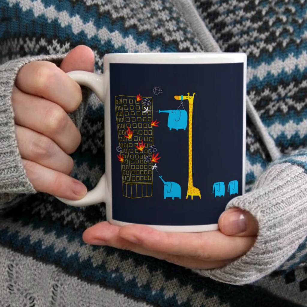 

The Day The Fire Brigade Went On StrikeCoffee Mug Tea Cup 11oz Coffee Cup Funny Birthday Ceramic Mug Personalized Cup