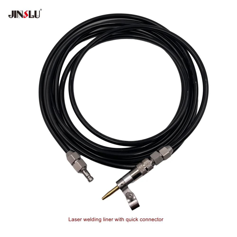 Revestimiento de alimentación de alambre de teflón o revestimiento de acero inoxidable SS304 con conjunto de alimentación de cable y conector rápido