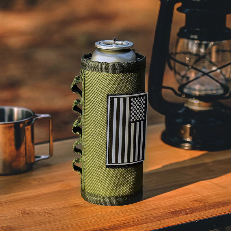 Outdoor Camping Gas Can Protective Cover Outdoor Tactical Fuel Cylinder Sleeve Camping Anti-Fall Gas Can Tank Protective Covers