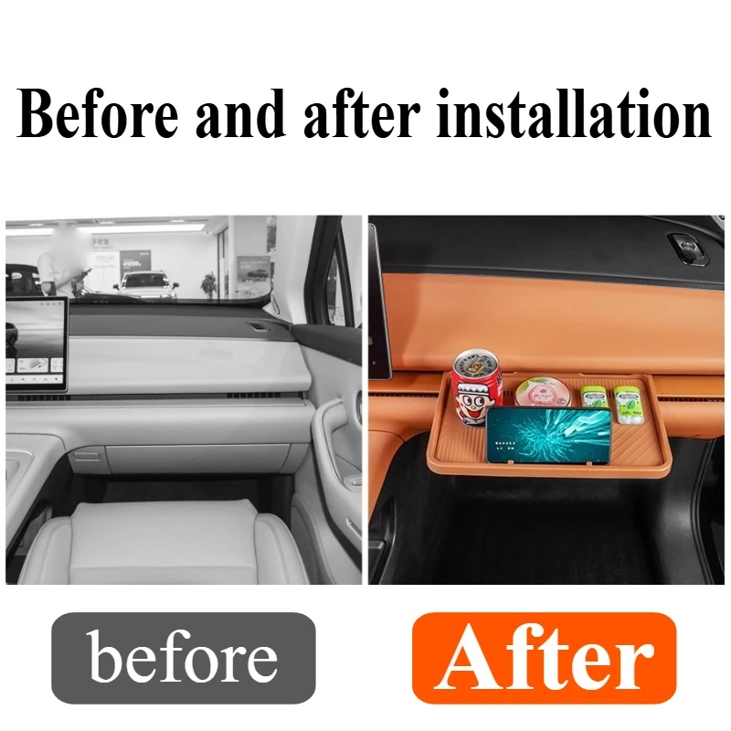 For Leapmotor C10/C16 2024-2026: Silicone Dashboard Tray - Food-Grade Organizer w/Non-Slip Base & Phone Slot (OEM Fit)​
