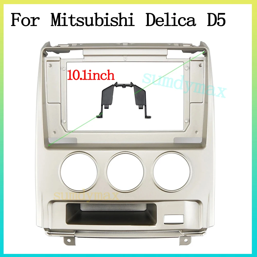 

10.1 inch Car Frame Fascia Adapter For MITSUBISHI DELICA D5 Android Radio Dask Kit Fascias