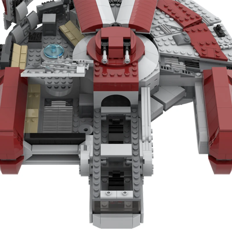

1229 шт., звездное тестовое MOC, сделай сам, Ebon Hawk, образовательная модель, строительные блоки, игрушки на день рождения, подарок для взрослых, энтузиастов