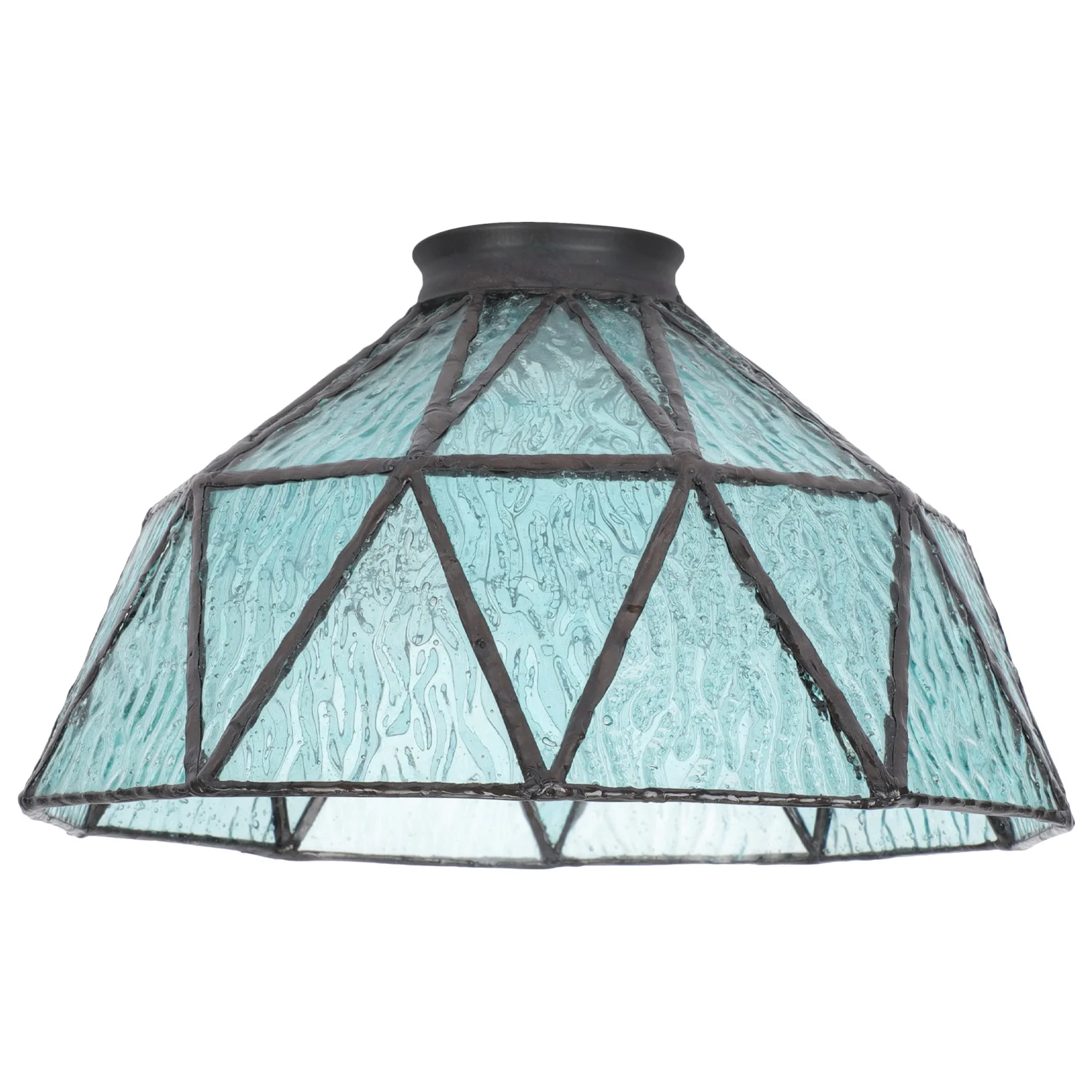 

Glass Pendant Light Shade Vintage Style Chandelier Shade Meticulous Detail Beautiful View Home Decoration Light Bulb Cage