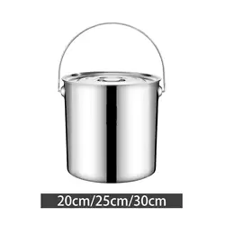 Stainless Steel Stockpot Water Bucket Canning Pasta Pot Large Soup Pot Tall