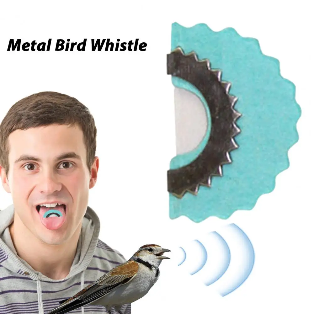 

Metal Bird Whistle Fun Bird Caller Tongue Whistle Warbler Original Tweeting Noisemaker Toy Party Favors Tricks Gag Gift