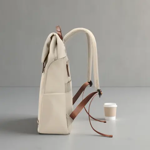 GOLF Elegant Ryggsäck Dam Estetiska Ryggsäckar Resor Vattentät Laptop 15 6 Tums Stöldskyddande Lyxväskor för Dam Trend 2024 8 best sales laptopryggsäck för kvinnor - №7