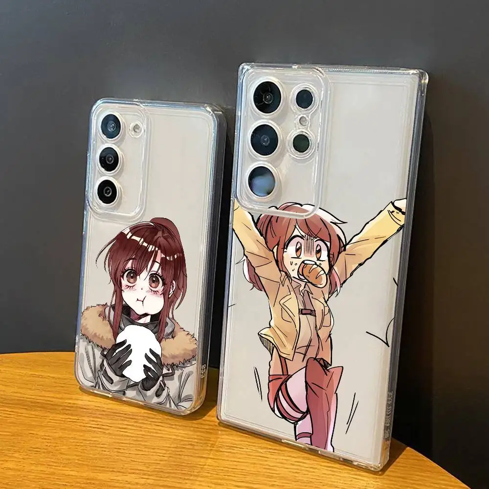 Sasha Braus Attack on Titan Phone Case For Samsung Galaxy S24 S25 S23 S22 S21 Transparent Cover Case