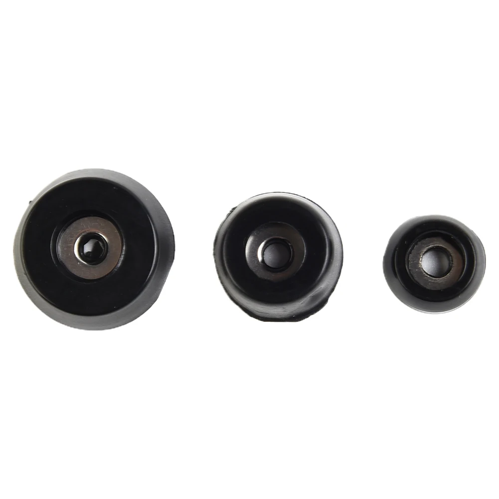 رائجة البيع أقدام مفيدة منصات الساق أجزاء المطاط الدائمة ثابتة عدم الانزلاق 20 قطعة اكسسوارات المضادة للخدش غطاء تغليف أسود #3