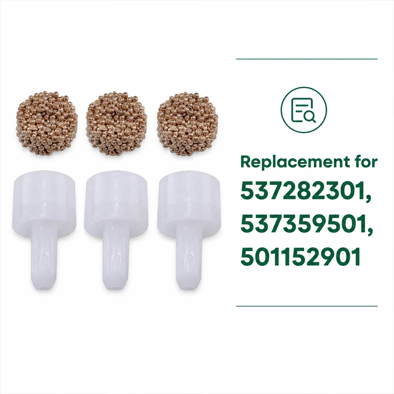 3Pcs Fuel Tank Vent Breather Kit For Husqvarna 334T 346 338XPT 340 345 350 357XP 359 Chainsaw Replace 537282301 Saw Parts