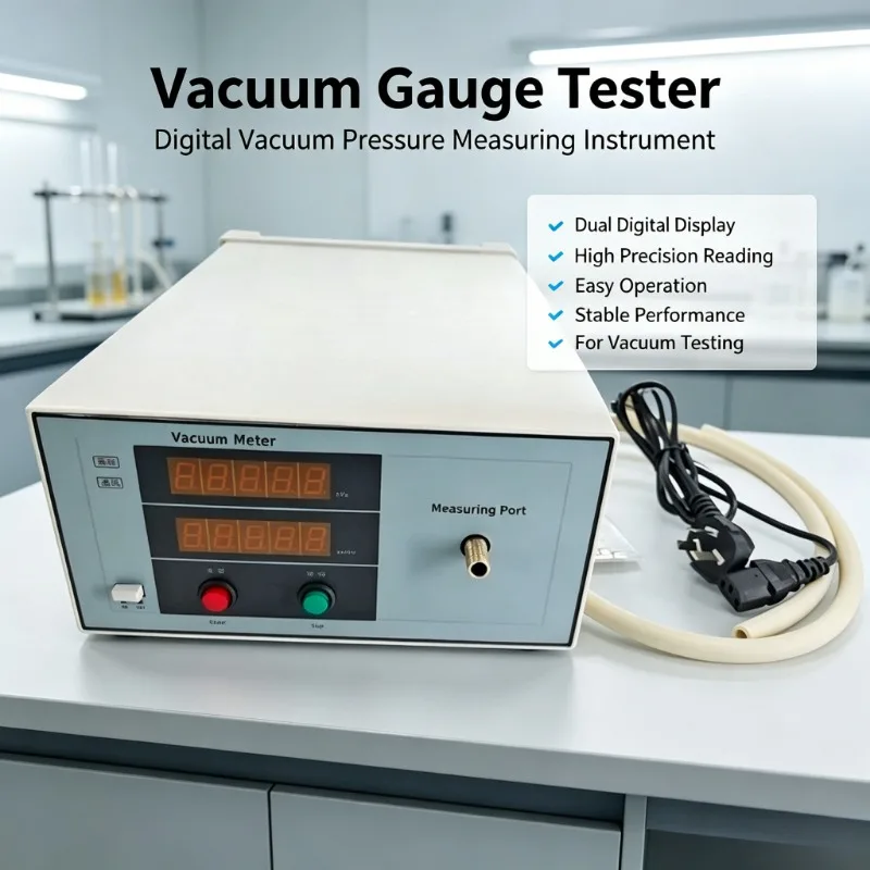 Digital Low Vacuum Gauge Vacuum Degree Tester For Vacuum Cleaner Suction Pressure Detection Household Appliance Test Equipment