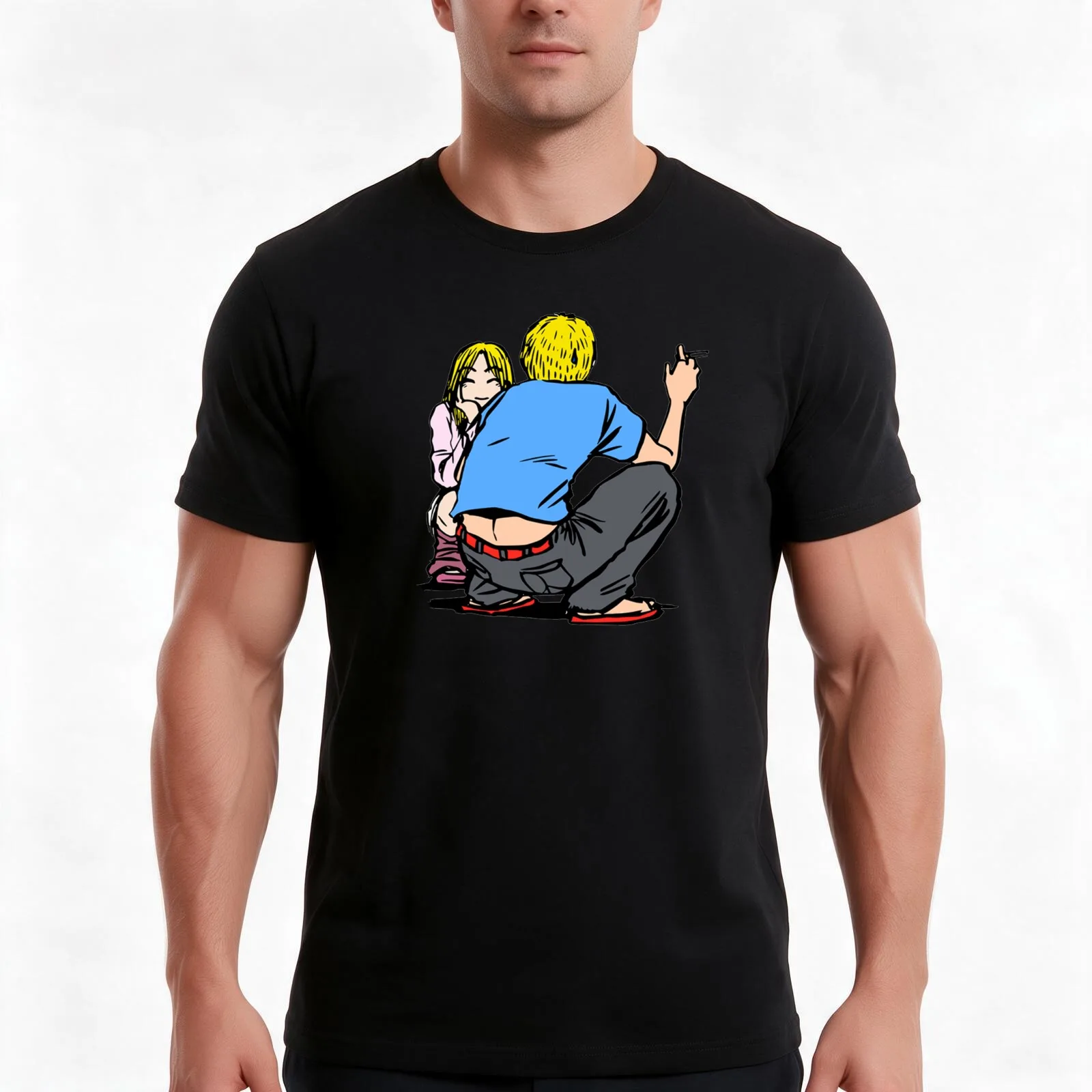 GTO - Great Teacher Onizuka T-Shirt, Summer Casual Cotton Tee, Oversized Streetwear Tops, Vintage Graphic Print, 100% Cotton