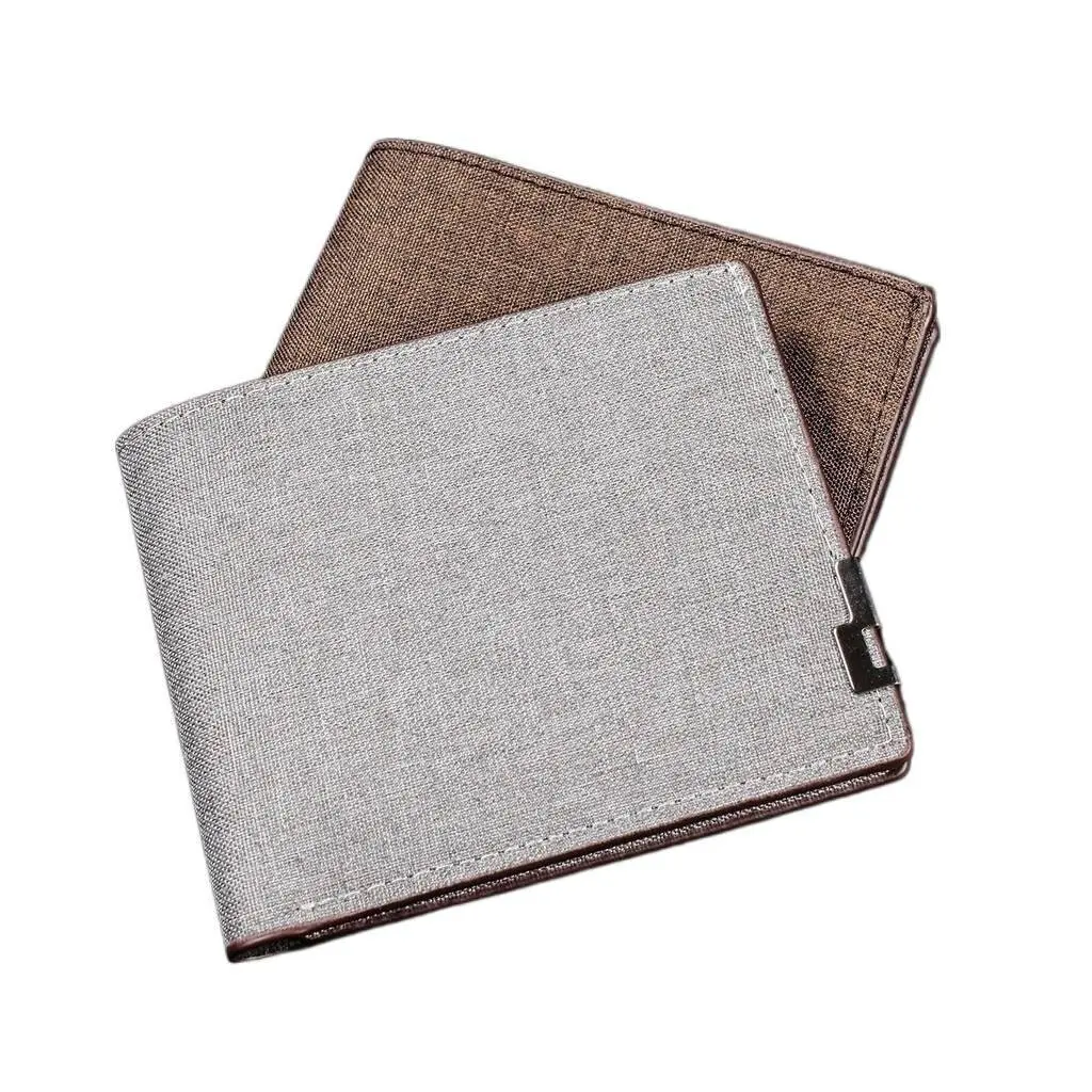 

Men's Fashionable Denim Billfold Wallet Leisure Coin Purse for Youth Student Hot Selling