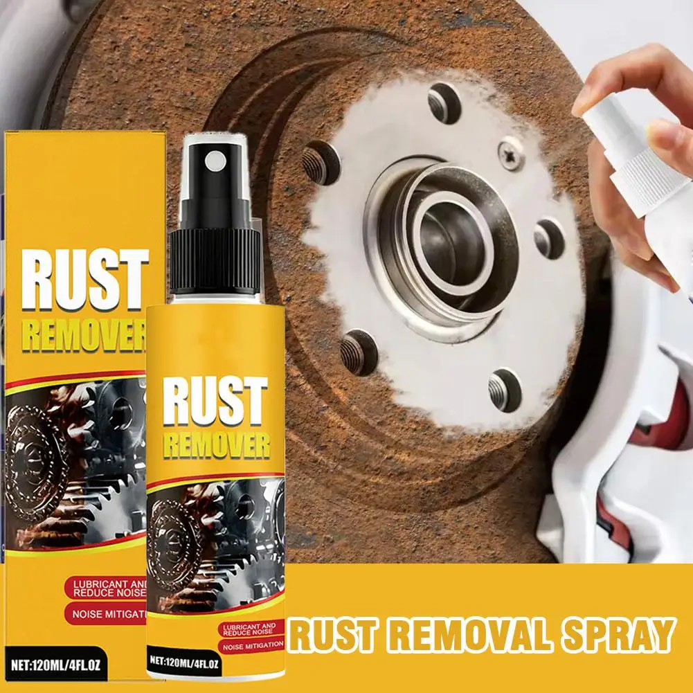 Universal Metal Rust Removal Spray for Car Motorcycle Quick Dissolution Polishing Renovation Liquid Iron Powder Remover