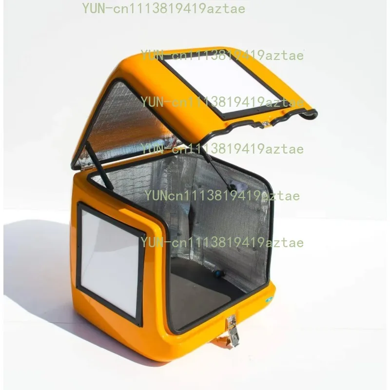 Bicycle Food Delivery Box Motorcycle Motorcycle Fiberglass Rear