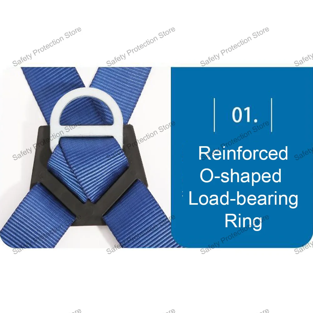 High Altitude Work Safety Harness Full Body Five-point Safety Belt Outdoor Climbing Training Construction Protective Equipment