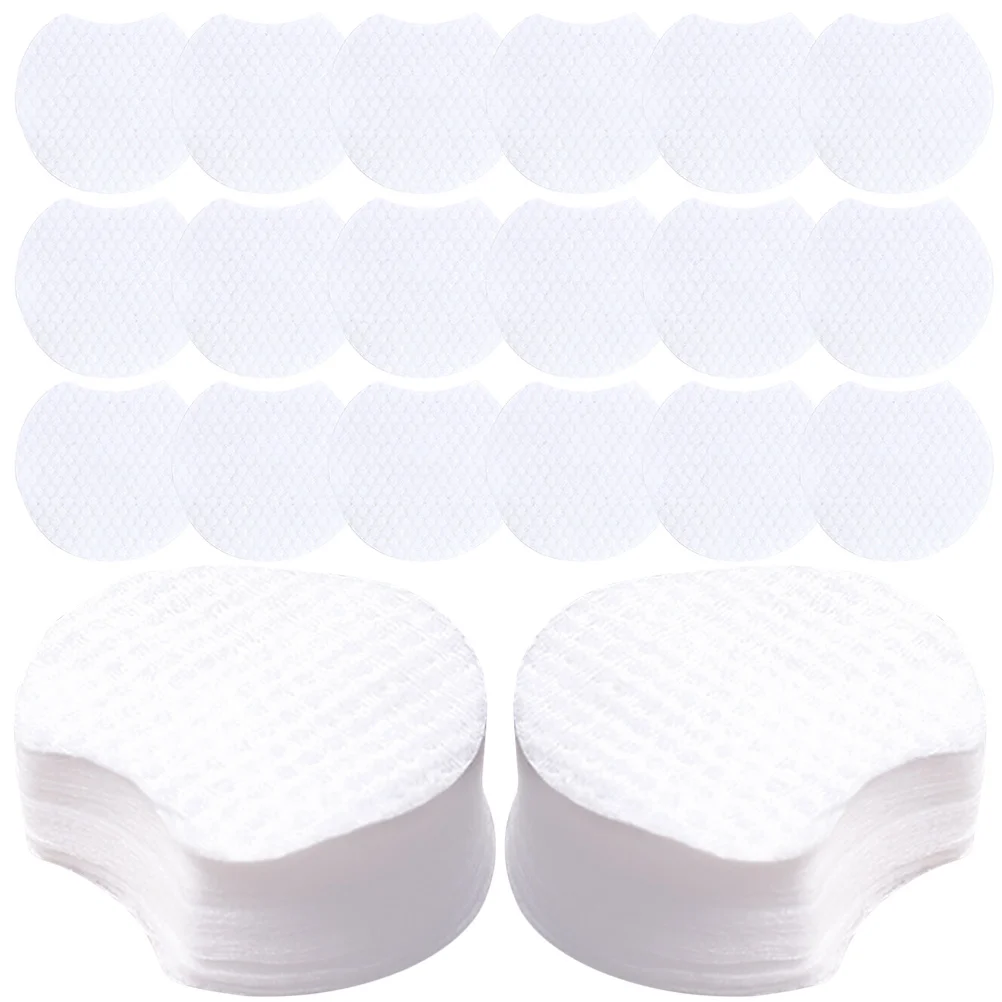 

1200 Pcs Cleaning Semi-circular Unloading Cotton for Face Scrubber Pad Non-woven Fabric Baby