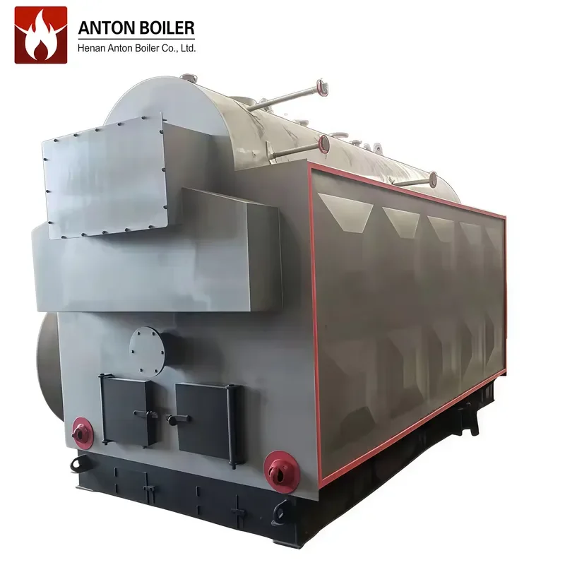 i New Industrial Horizontal DZH 2Ton Biomass Pellet Steam Boiler with Stainless Steel Energy Saving for Garment Factories