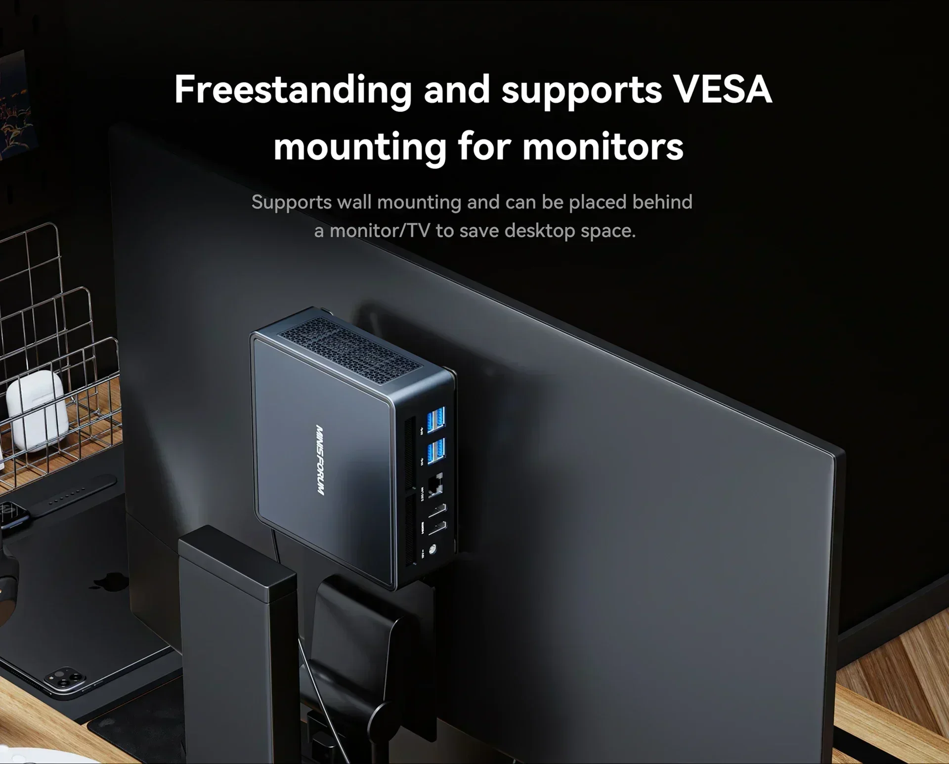 كمبيوتر صغير MINISFORUM UM790 Pro Ryzen 9 7940HS يعمل بنظام التشغيل Windows 11 Pro DDR5 64GB 1TB PCle 4.0 NVMe SSD WiFi 6E كمبيوتر ألعاب