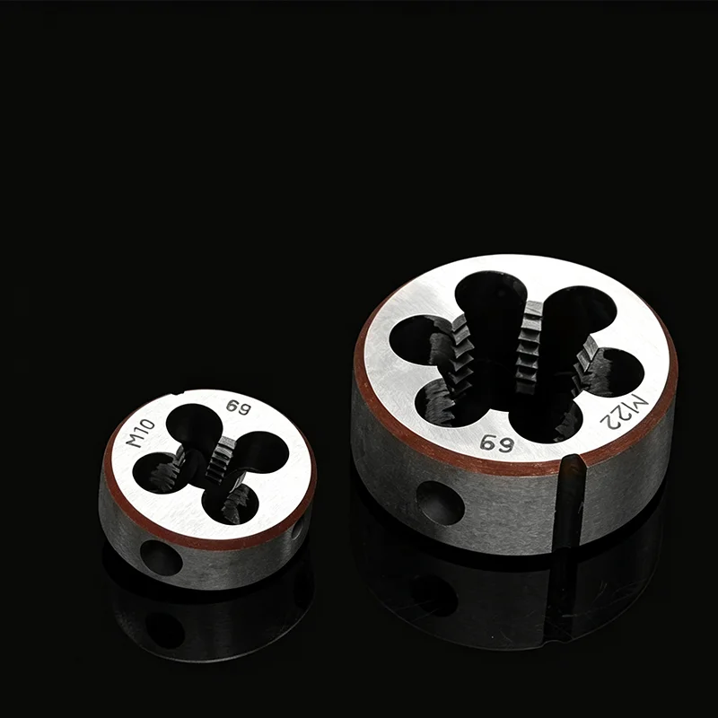 HSS 1PCS Metric Thread Right Left Round Die M42 M45 X4.5 X4 X3 X2 X1.5 X1.25 Screw Threading Dies