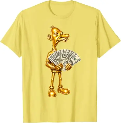 Rich Neegy Brainrot Meme Tuff Flexing Ironisches Gen Alpha Gen Z T-Shirt Y2k Grafik Weiches Baumwoll-T-Shirt Humor Streetwear Kleidung – Detail 19