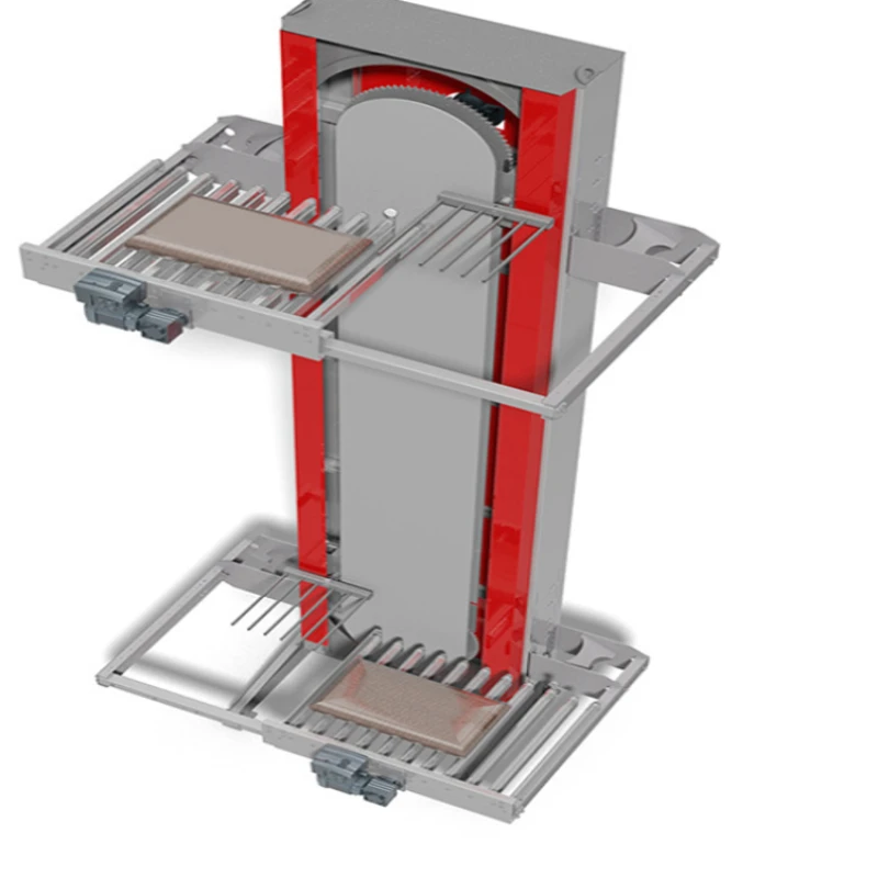 Vertical Lift pallet  Conveyor System and Rotate industry  Material Handling Units forOperation