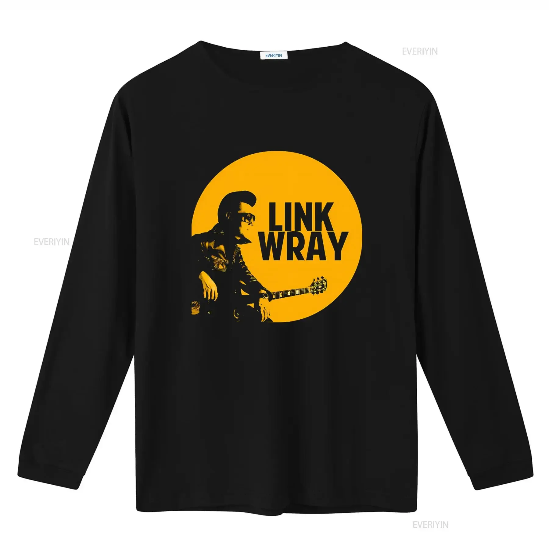 NWT Link Wray Man with Guitar Music Art Retro Style T Shirt vintage Washed designer clothes fashion graphic Slightly Soft
