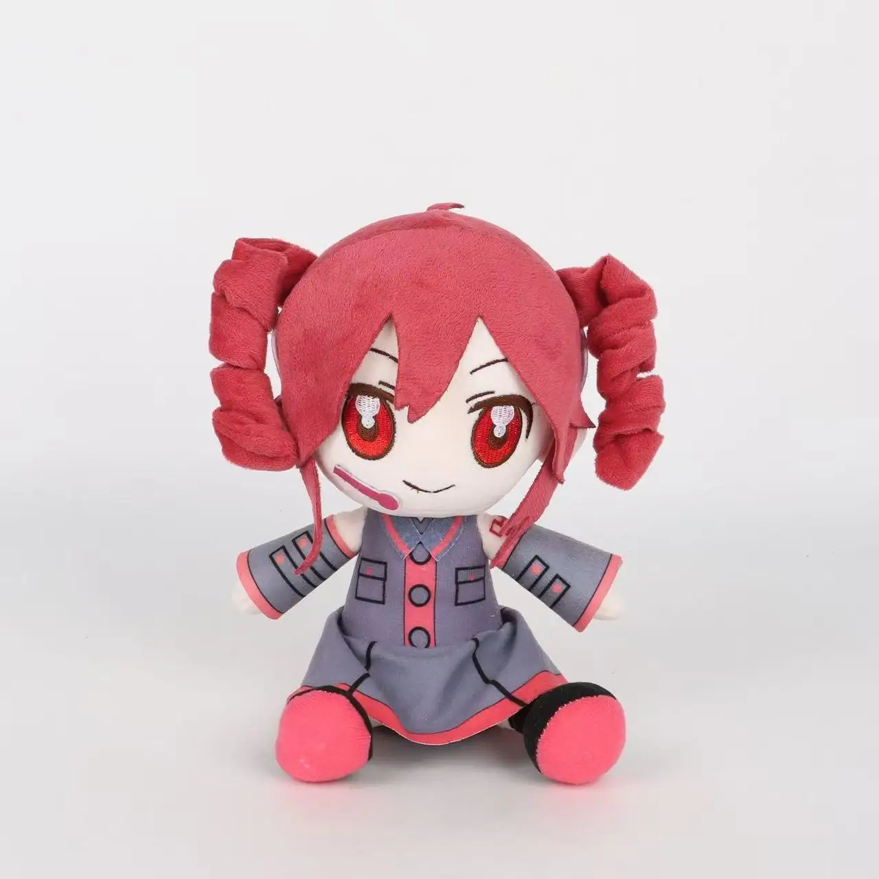 20CM Anime Kasane Teto Cosplay Puppe Kawaii Plüsch Stofftiere für Kinder Ornament Weihnachtsgeschenke Merchandise Geburtstagsgeschenke Deko