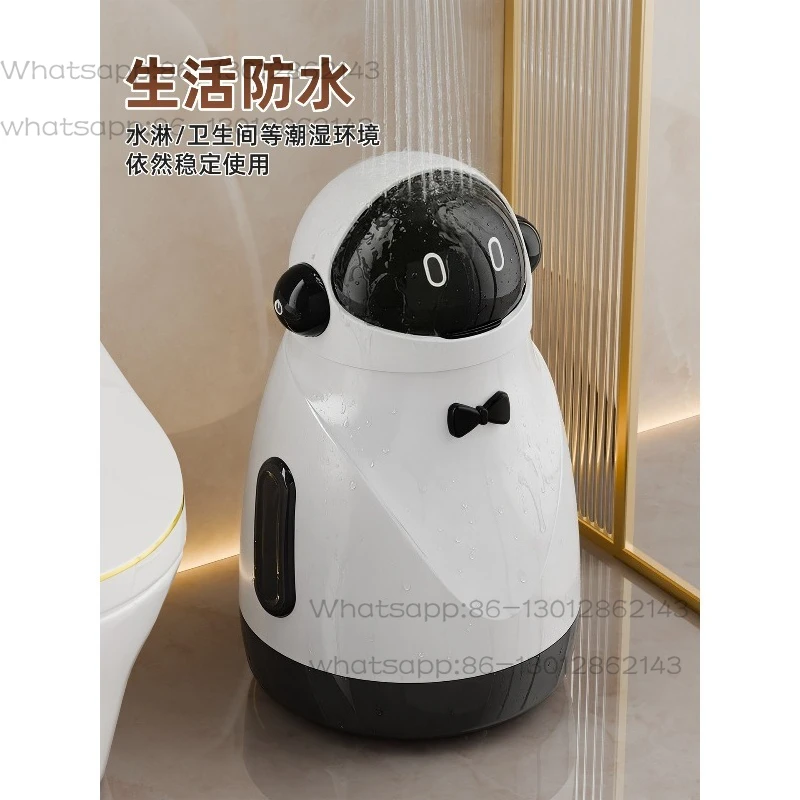 

Intelligent induction trash can, household 2026 new living room kitchen bedroom bathroom toilet large capacity removable