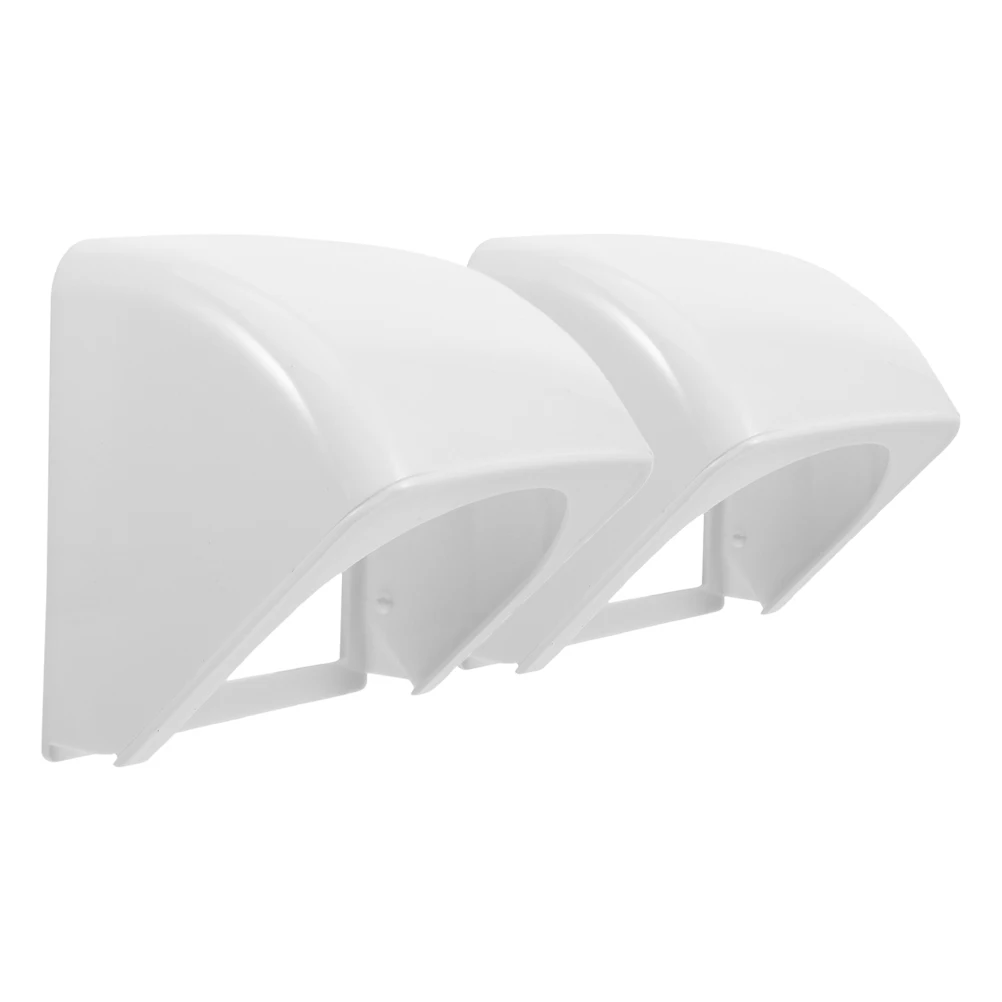 

2Pcs Waterproof Outlet Box Splashproof Weatherproof Electrical Socket Cover Outdoor Home Garden Outlet Protector