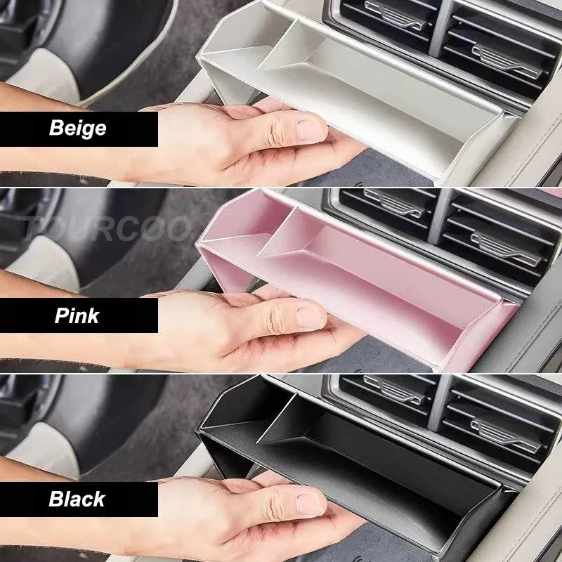 For BYD Yuan UP EV 2024 Storage Box under the Center Console Screen Interior Modified Accessories