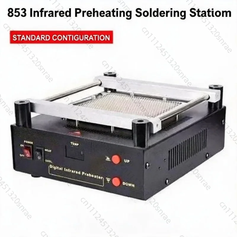 The Lead-Free Preheater Plate Tool Kit 853 Ir Infrared Preheating Station for Repairing The Defroster 220V