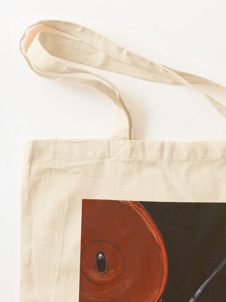 Vinyl Record Painting Tote Bag custom tote bag large size bags Beach bag Eco